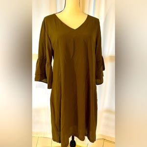 Belongsci Green Dress